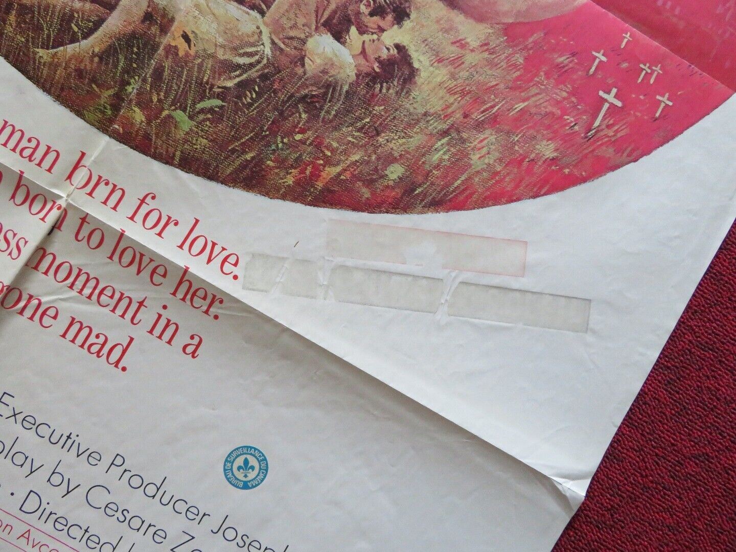 SUNFLOWER FOLDED US ONE SHEET POSTER LUDMILA SAVELYEVA 1970 Movie posters