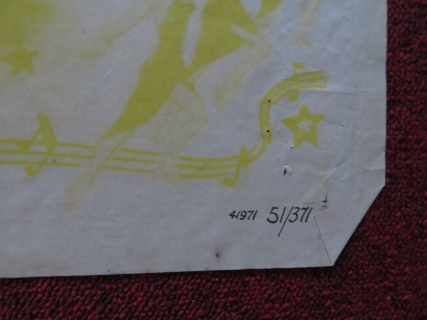 SUNNY SIDE OF THE STREET FOLDED US ONE SHEET POSTER FRANKIE LAINE 1951 Movie posters