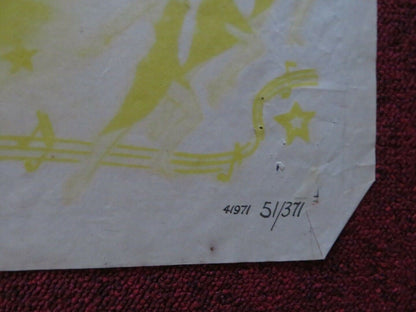 SUNNY SIDE OF THE STREET FOLDED US ONE SHEET POSTER FRANKIE LAINE 1951 Movie posters