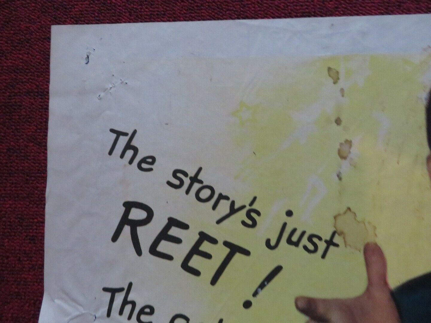 SUNNY SIDE OF THE STREET FOLDED US ONE SHEET POSTER FRANKIE LAINE 1951 Movie posters