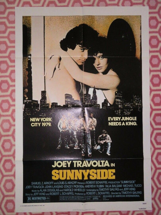 SUNNYSIDE US ONE SHEET POSTER JOEY TRAVOLTA JOHN LANSING 1979 Movie posters
