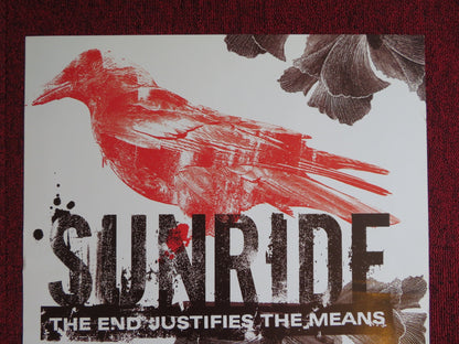 SUNRIDE THE END JUSTIFIES THE MEANS GERMAN MUSIC PROMO TOUR POSTER 2005 Rendezvous Cinema Movie posters