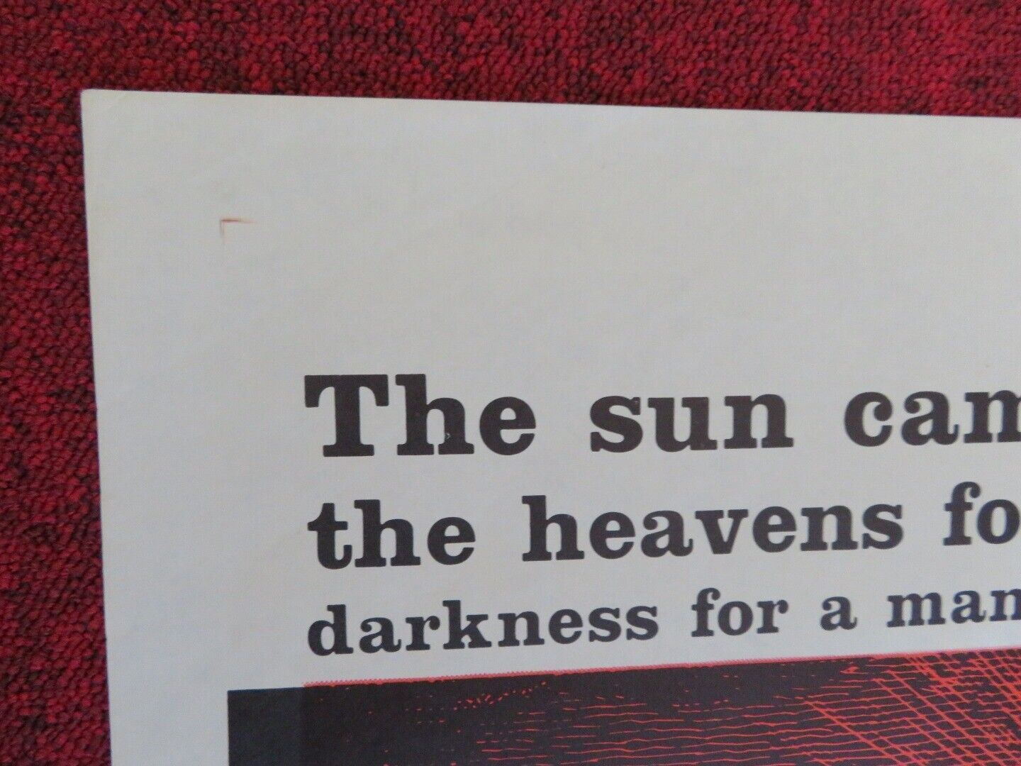 SUNRISE AT CAMPOBELLO FOLDED US ONE SHEET POSTER LUDMILA SAVELYEVA 1960 - Rendezvous Cinema