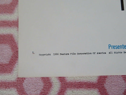 SUNSCORCHED/ Jessy Does Not Forgive..He Kills 1966 US ORIGINAL 1 SHEET POSTER Movie posters