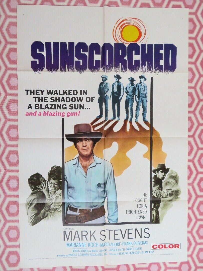 SUNSCORCHED/ Jessy Does Not Forgive..He Kills 1966 US ORIGINAL 1 SHEET POSTER Movie posters