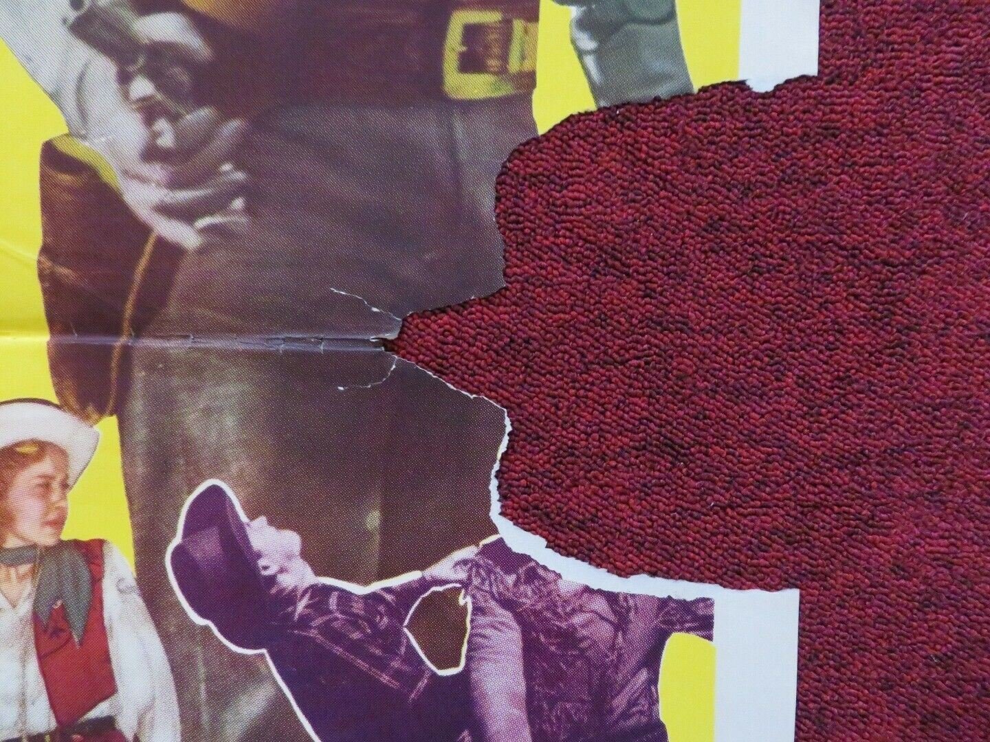 SUNSET CARSON RIDES AGAIN FOLDED US ONE SHEET POSTER AL TERRY PAT STARLING 1948 Movie posters