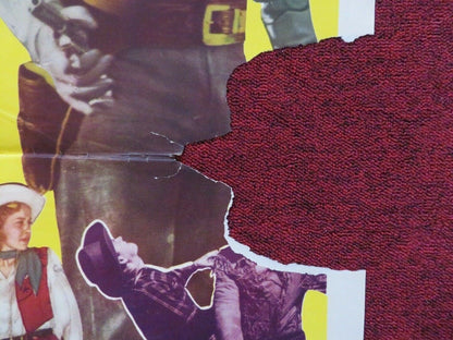 SUNSET CARSON RIDES AGAIN FOLDED US ONE SHEET POSTER AL TERRY PAT STARLING 1948 Movie posters