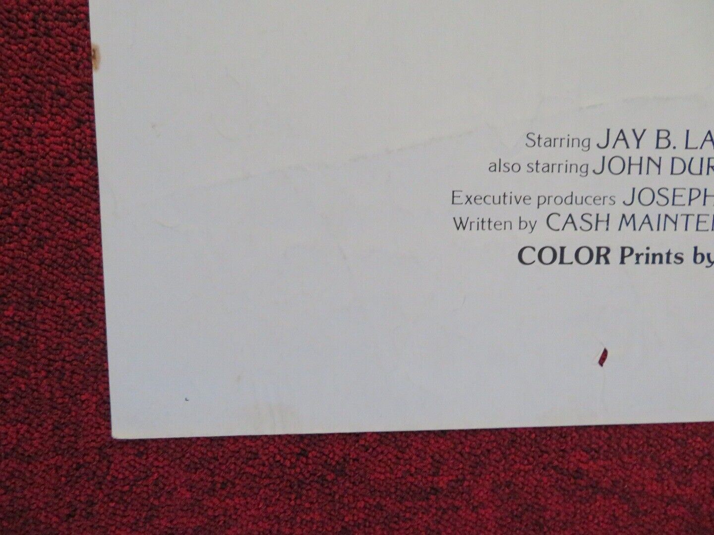 SUNSET COVE FOLDED US ONE SHEET POSTER JAY B.LARSON KAREN FREDRIK 1978 Movie posters