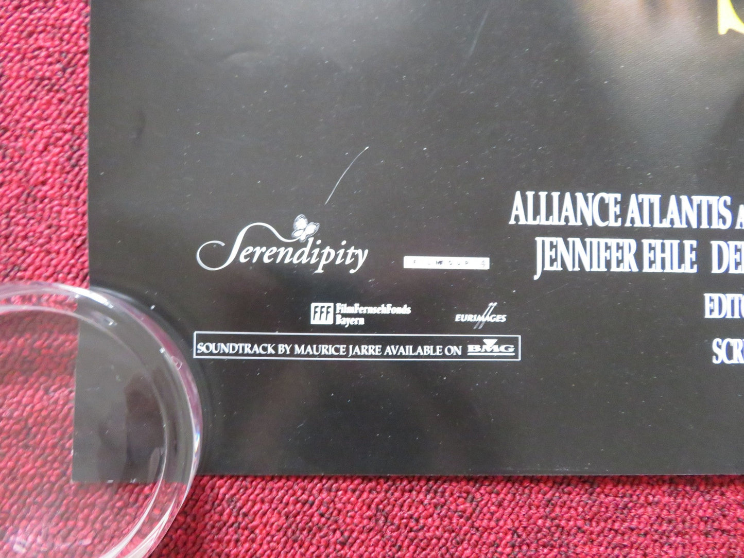 SUNSHINE UK QUAD (30"x 40") ROLLED POSTER RALPH FIENNES ROSEMARY HARRIS 1999 Rendezvous Cinema Movie posters