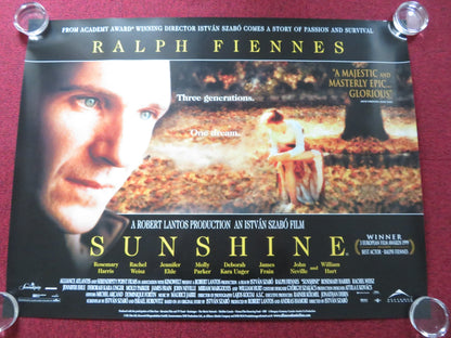 SUNSHINE UK QUAD (30"x 40") ROLLED POSTER RALPH FIENNES ROSEMARY HARRIS 1999 Rendezvous Cinema Movie posters