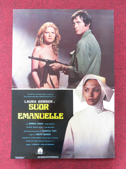 SUOR EMANUELLE - A ITALIAN FOTOBUSTA POSTER LAURA GEMSER MONICA ZANCHI 1977 Rendezvous Cinema Movie posters