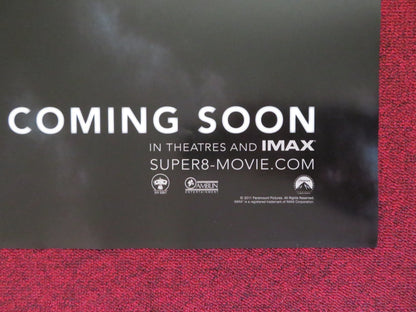 SUPER 8 - A US ONE SHEET ROLLED POSTER SPIELBERG ELLE FANNING J. COURTNEY 2011 Rendezvous Cinema Movie posters