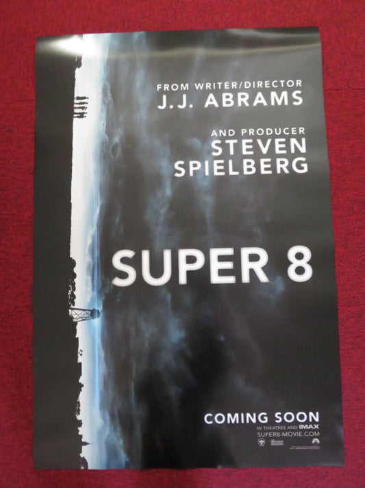 SUPER 8 - A US ONE SHEET ROLLED POSTER SPIELBERG ELLE FANNING J. COURTNEY 2011 Rendezvous Cinema Movie posters