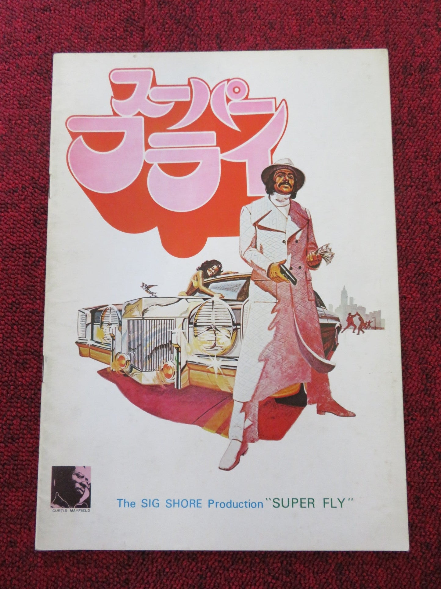 SUPER FLY JAPANESE BROCHURE / PRESS BOOK RON O'NEAL CARL LEE 1972 Rendezvous Cinema Movie posters