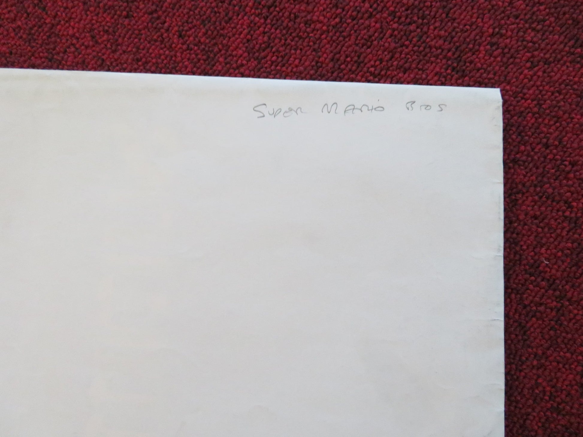 SUPER MARIO BROS. UK QUAD POSTER FOLDED BOB HOSKINS JOHN LEGUIZAMO 1993 Rendezvous Cinema Movie posters