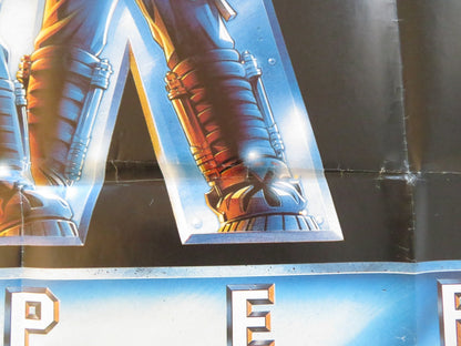 SUPER MARIO BROS. UK QUAD POSTER FOLDED BOB HOSKINS JOHN LEGUIZAMO 1993 Rendezvous Cinema Movie posters