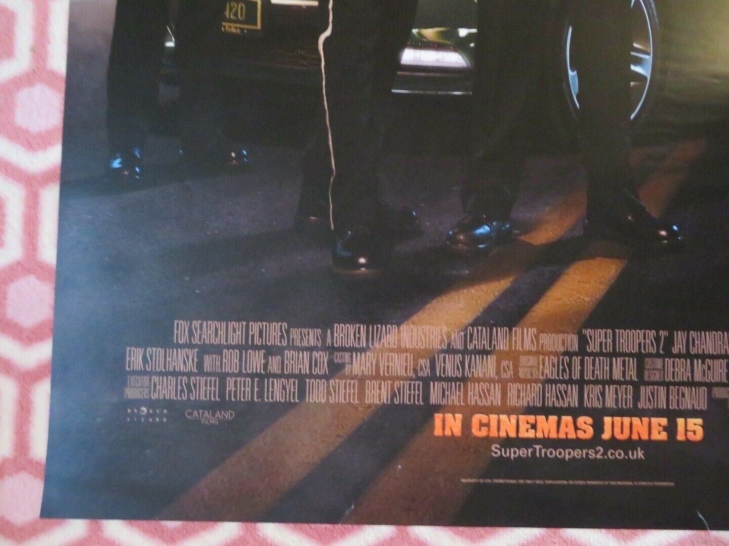 SUPER TROOPER 2 UK ONE SHEET (27"x 41") ROLLED POSTER SEANN WILLIAM SCOTT 2018 Movie posters