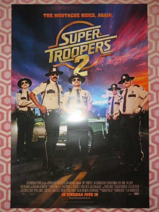 SUPER TROOPER 2 UK ONE SHEET (27"x 41") ROLLED POSTER SEANN WILLIAM SCOTT 2018 Movie posters