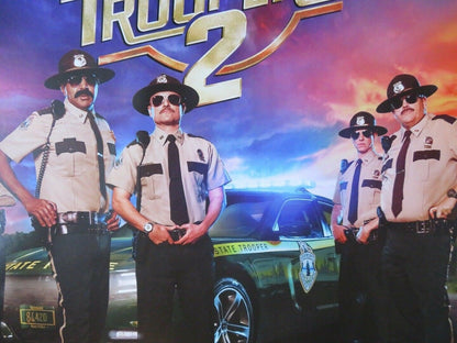 SUPER TROOPERS 2 BRITISH QUAD (30"x 40") ROLLED POSTER SEANN WILLIAM SCOTT 2018 Movie posters