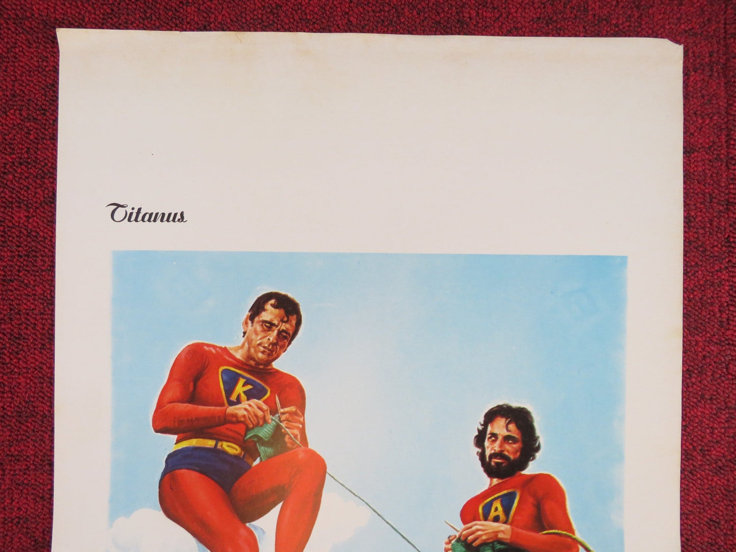 SUPERANDY, IL FRATELLO BRUTTO DI SUPERMAN ITALIAN LOCANDINA POSTER LUOTTO 1979 Rendezvous Cinema Movie posters