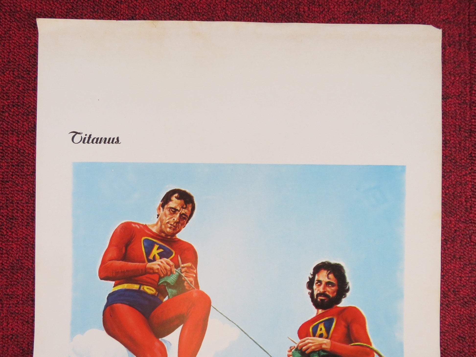 SUPERANDY, IL FRATELLO BRUTTO DI SUPERMAN ITALIAN LOCANDINA POSTER LUOTTO 1979 Rendezvous Cinema Movie posters