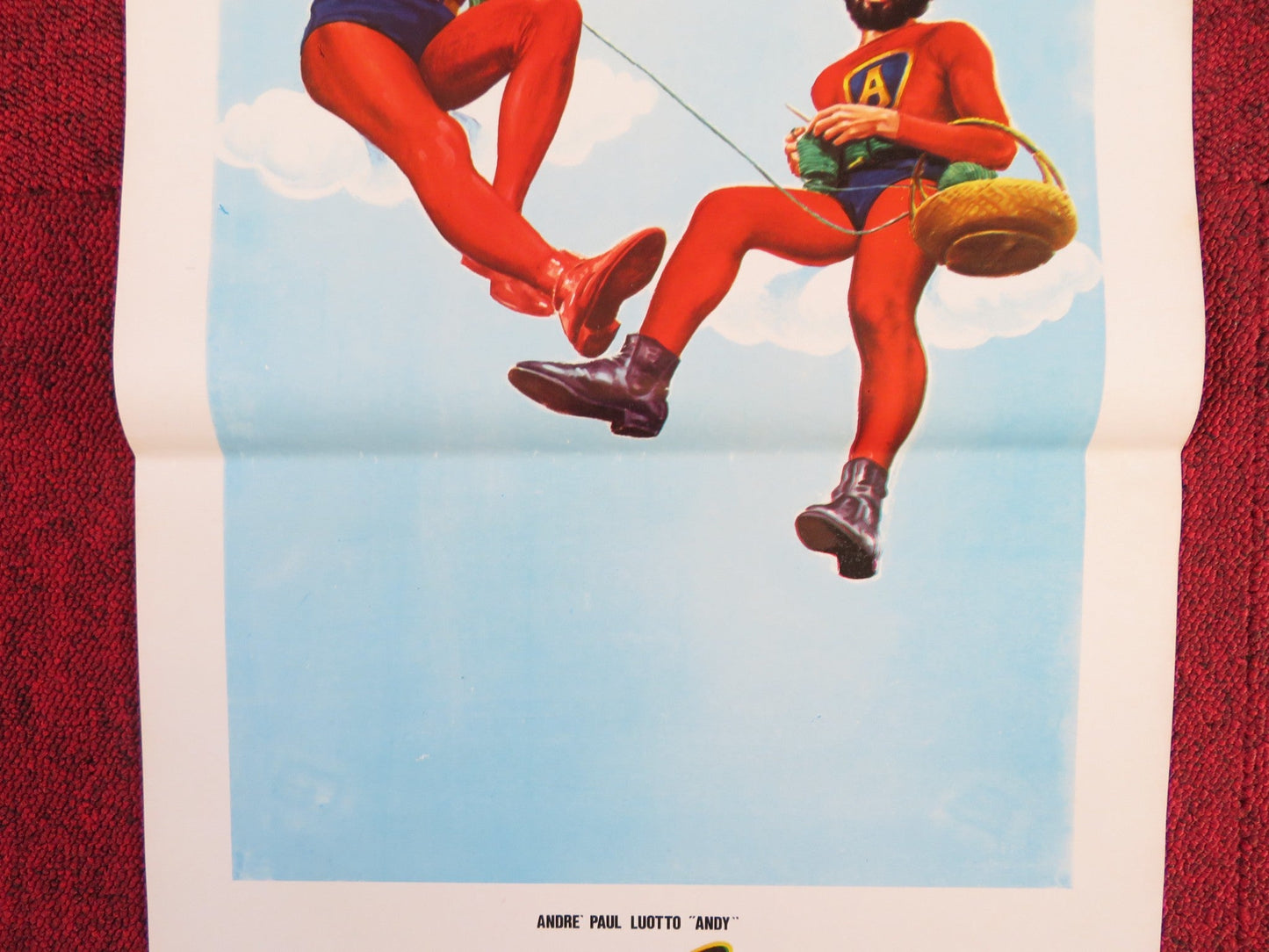 SUPERANDY, IL FRATELLO BRUTTO DI SUPERMAN ITALIAN LOCANDINA POSTER LUOTTO 1979 Rendezvous Cinema Movie posters