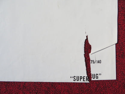 SUPERBUG FOLDED US ONE SHEET POSTER RUDOLF ZEHETGRUBER SAL BORGESE 1975 Rendezvous Cinema Movie posters