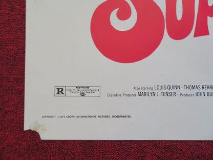 SUPERCHICK FOLDED US ONE SHEET POSTER JOYCE JILLSON LOUIS QUINN 1973 - Rendezvous Cinema