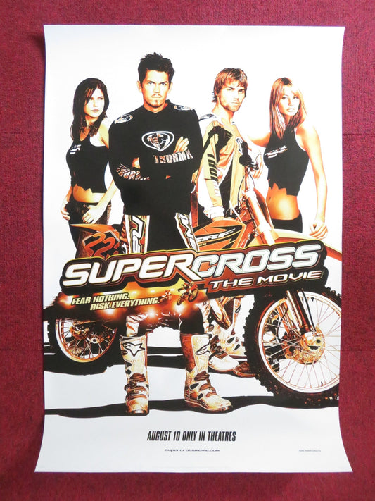 SUPERCROSS VERSION A US ONE SHEET ROLLED POSTER STEVE HOWEY MIKE VOGEL 2005 Rendezvous Cinema Movie posters