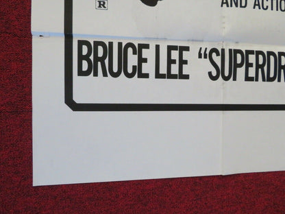 SUPERDRAGON / Dragon: The Bruce Lee Story FOLDED US ONE SHEET POSTER B LEE 1993 Movie posters