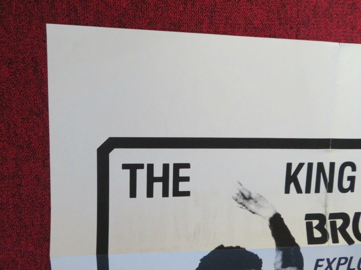 SUPERDRAGON / Dragon: The Bruce Lee Story FOLDED US ONE SHEET POSTER B LEE 1993 Movie posters