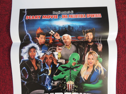 SUPERHERO MOVIE ITALIAN LOCANDINA POSTER LESLIE NIELSEN KEVIN HART 2008 Rendezvous Cinema Movie posters