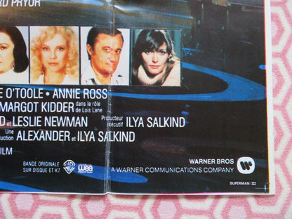 SUPERMAN 3 FRENCH GRANDE (62"x 47") POSTER REEVE PRYOR 1983 - Rendezvous Cinema