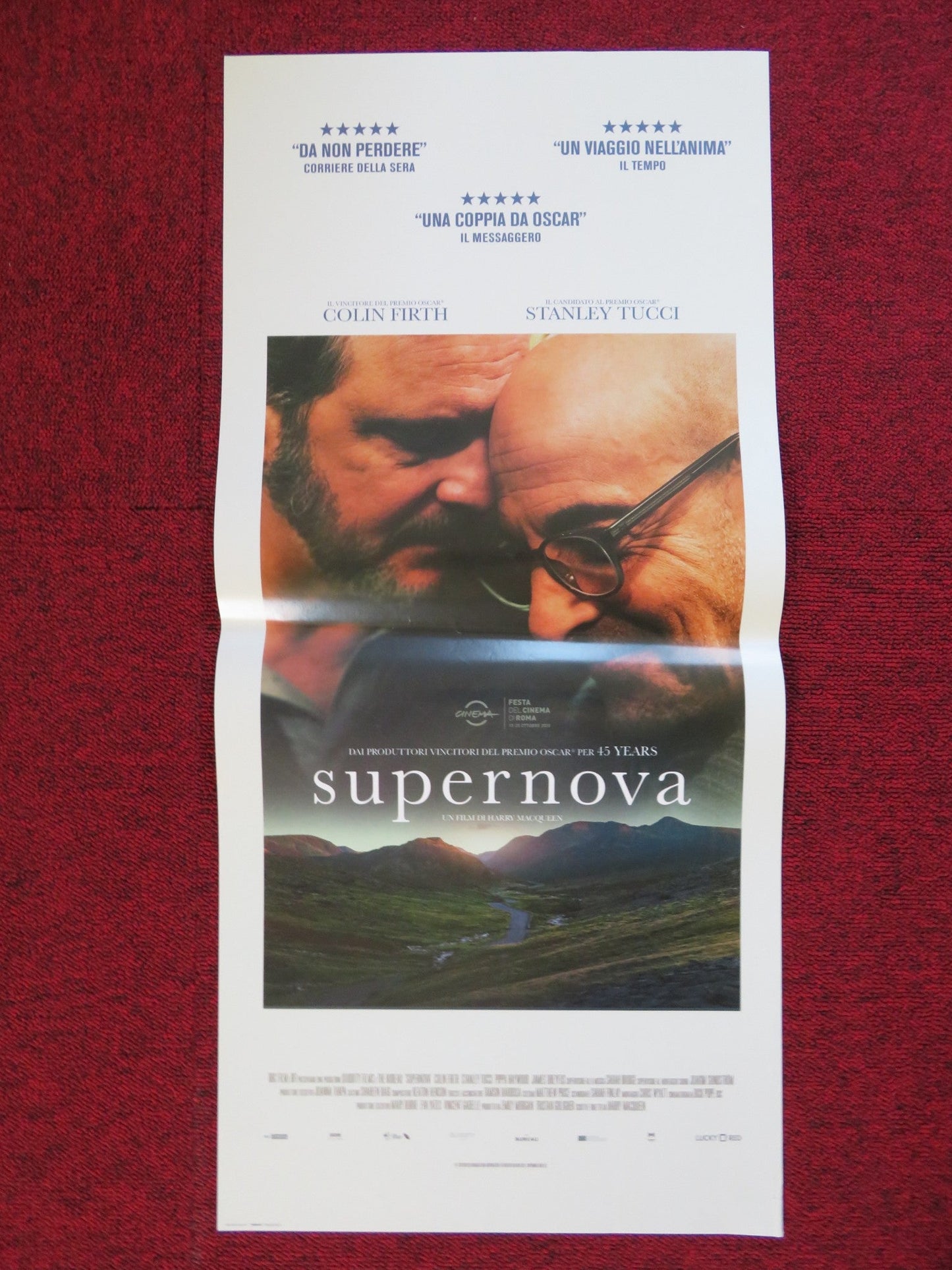 SUPERNOVA ITALIAN LOCANDINA (26.5"x12.5") POSTER COLIN FIRTH STANLEY TUCCI 2020 Rendezvous Cinema Movie posters