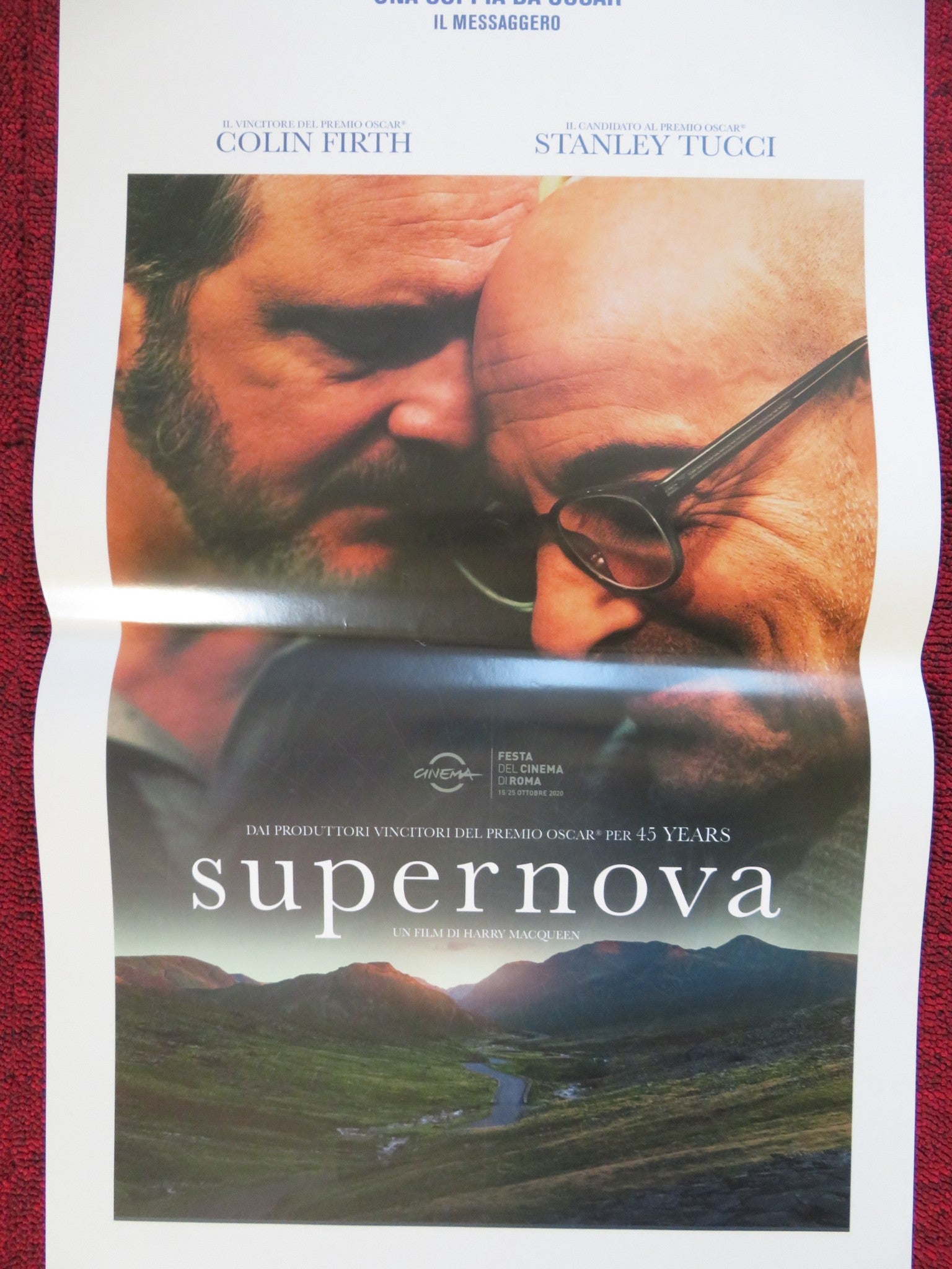 SUPERNOVA ITALIAN LOCANDINA (26.5"x12.5") POSTER COLIN FIRTH STANLEY TUCCI 2020 Rendezvous Cinema Movie posters