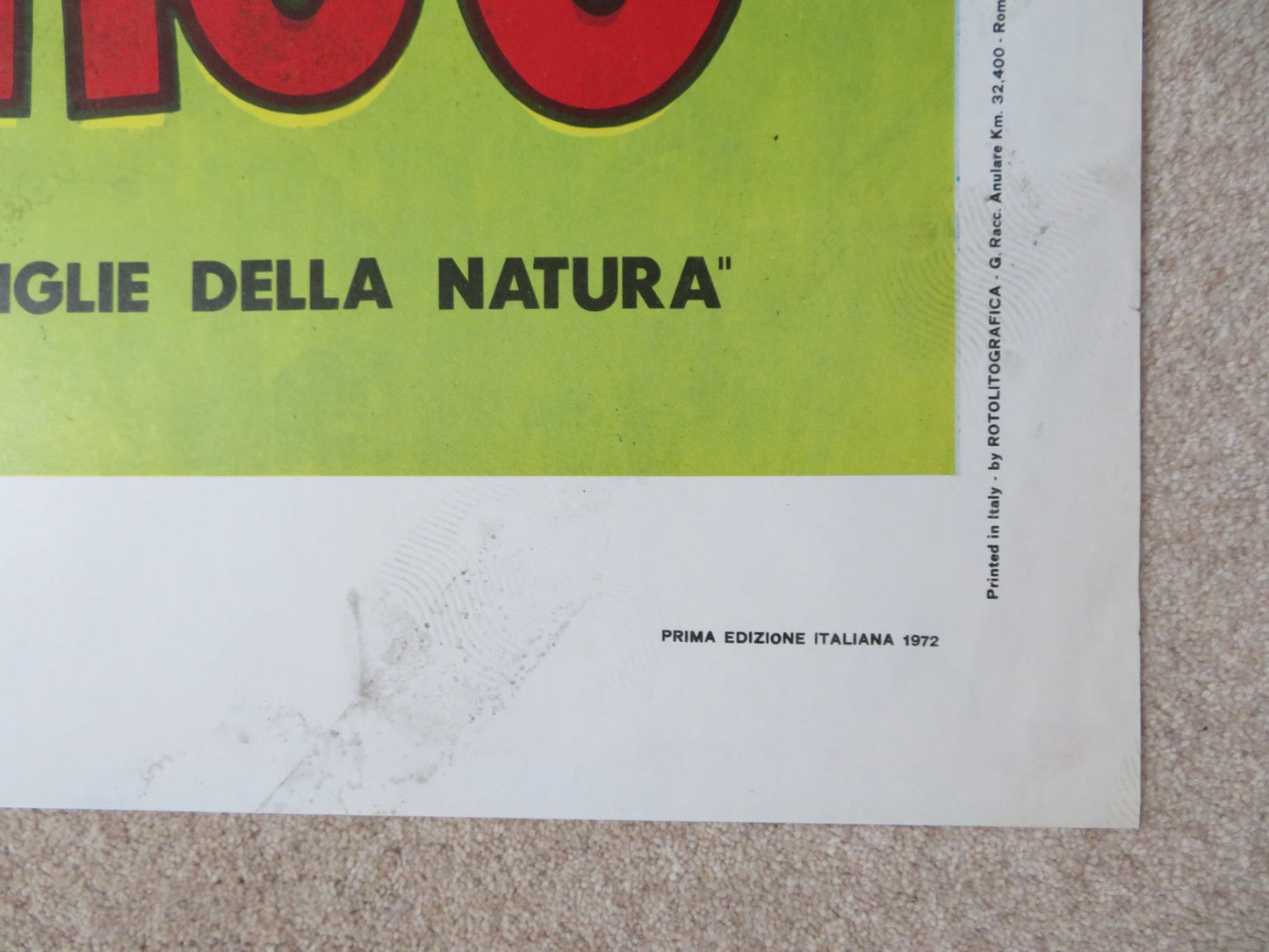 SUPERSTAR GOOFY ITALIAN 2 FOGLIO POSTER DISNEY PINTO COLVIG 1972 Rendezvous Cinema Movie posters