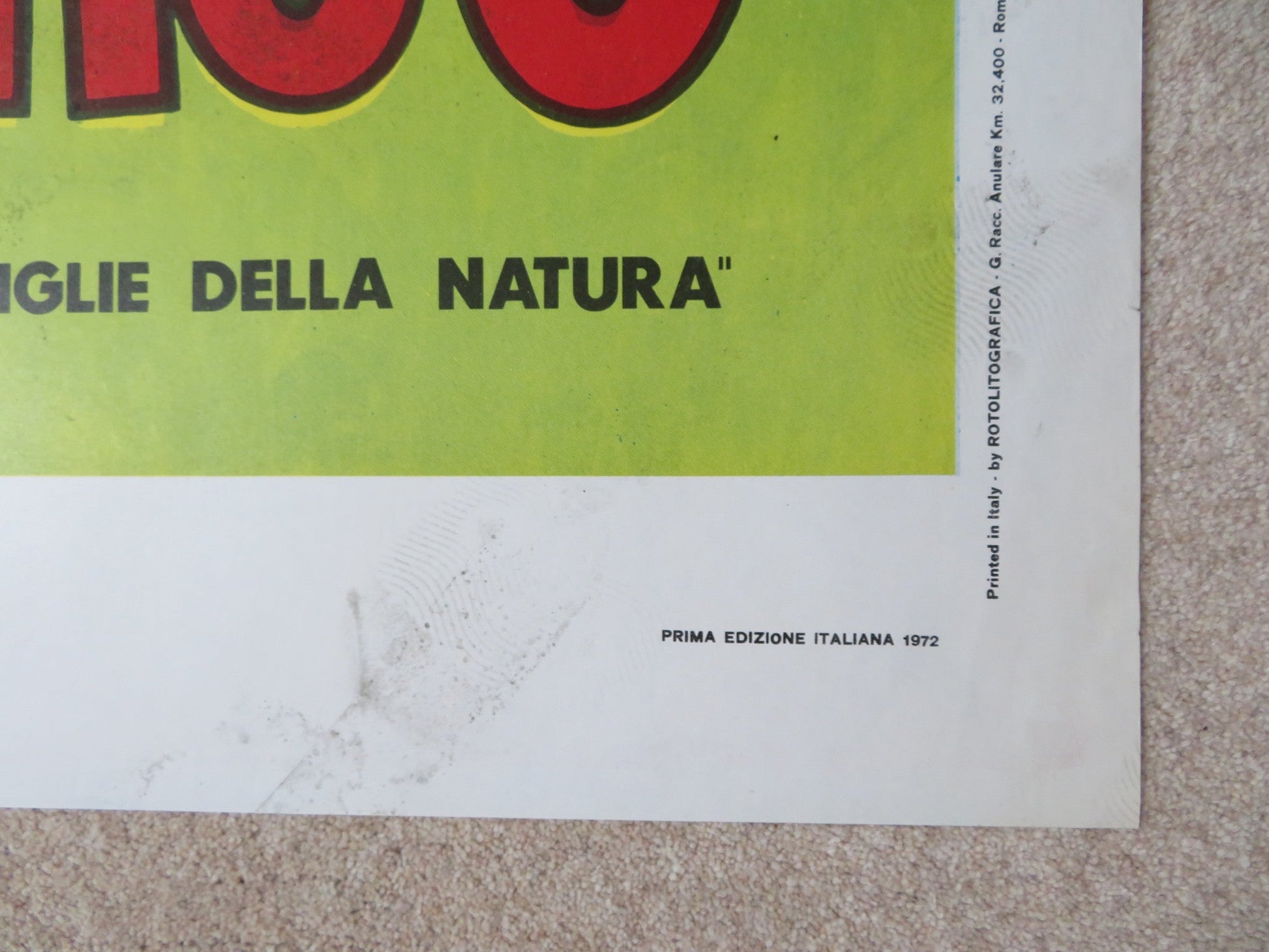 SUPERSTAR GOOFY ITALIAN 2 FOGLIO POSTER DISNEY PINTO COLVIG 1972 Rendezvous Cinema Movie posters