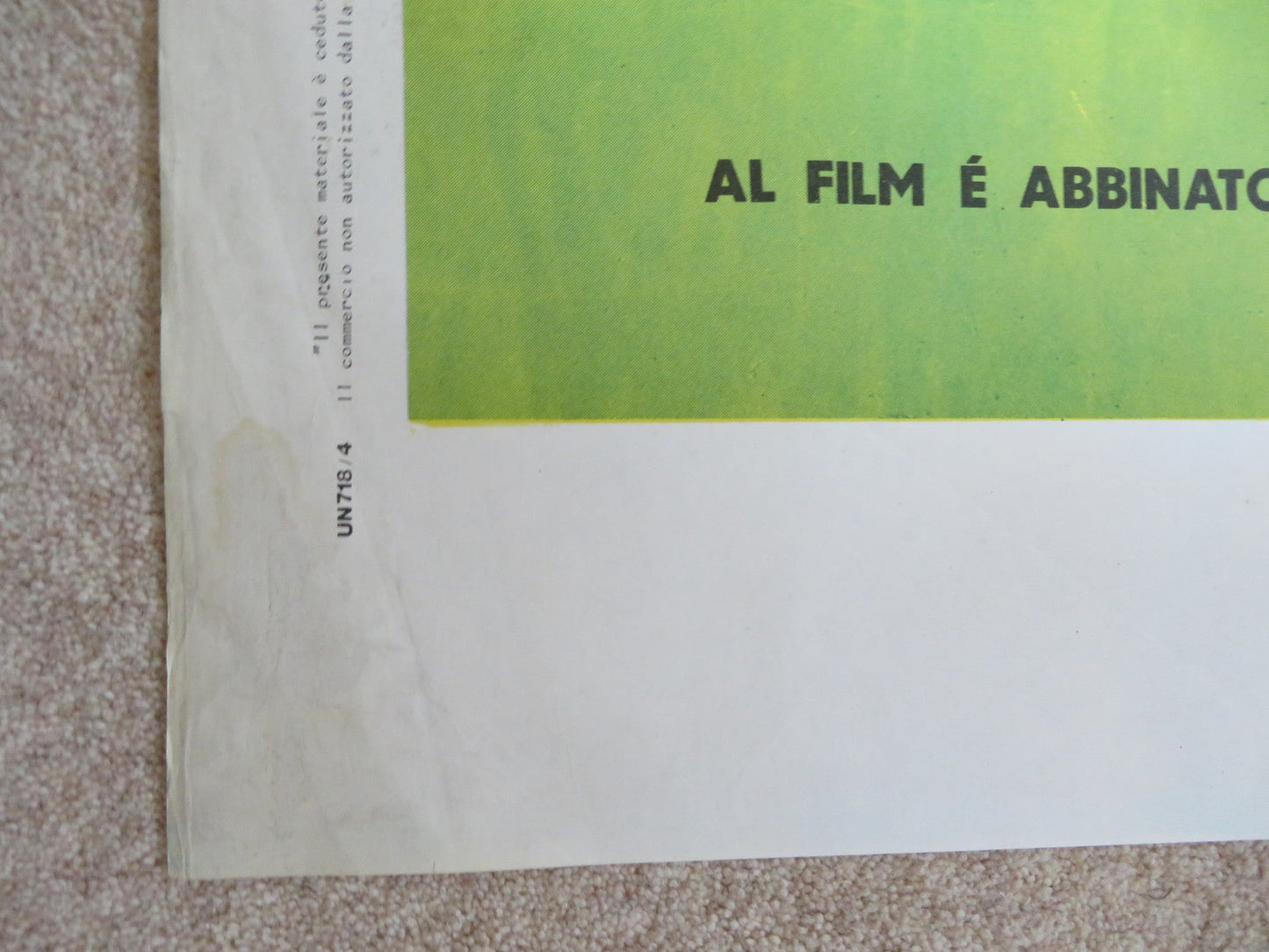 SUPERSTAR GOOFY ITALIAN 2 FOGLIO POSTER DISNEY PINTO COLVIG 1972 Rendezvous Cinema Movie posters