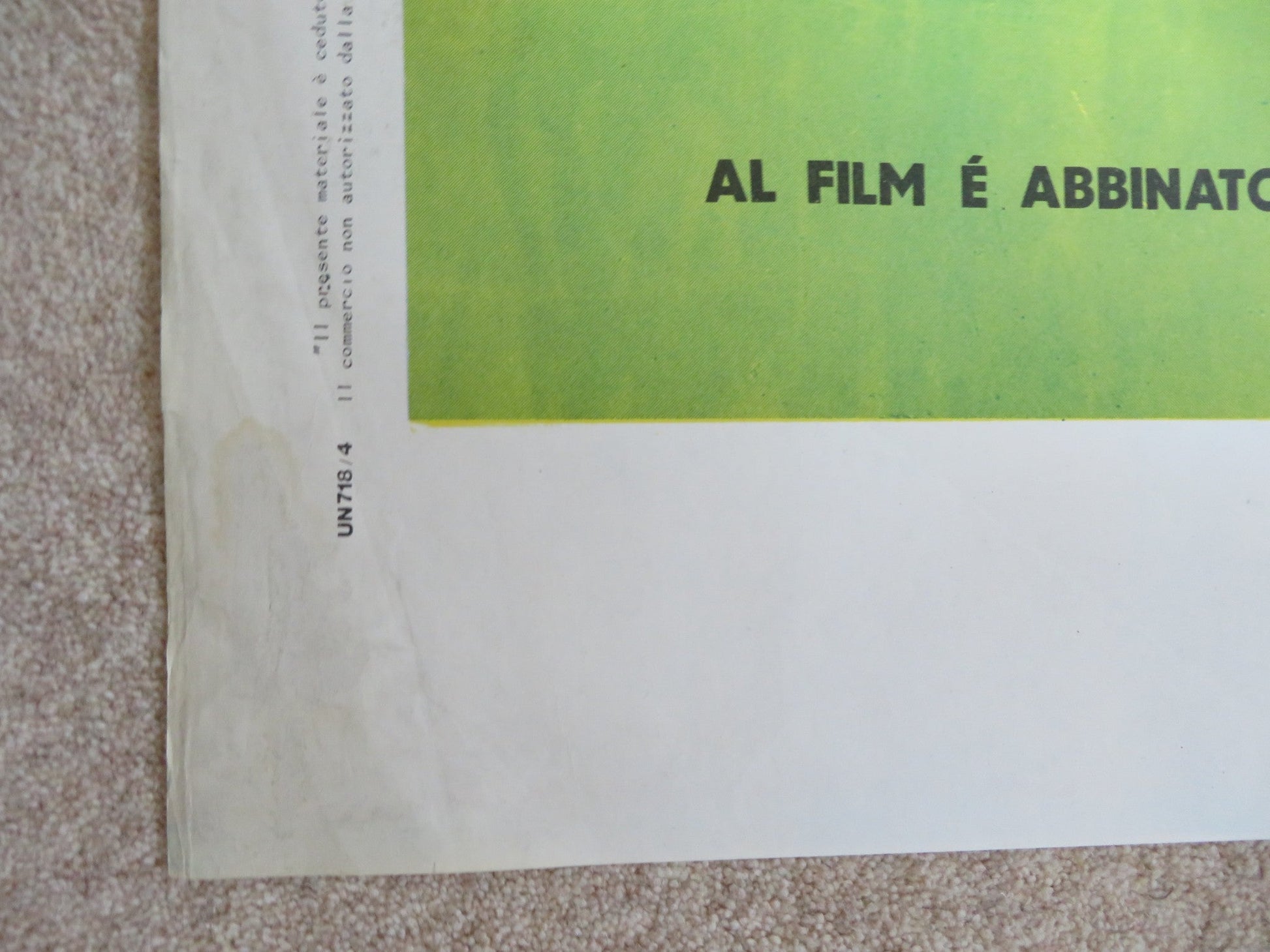 SUPERSTAR GOOFY ITALIAN 2 FOGLIO POSTER DISNEY PINTO COLVIG 1972 Rendezvous Cinema Movie posters