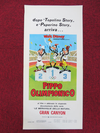 SUPERSTAR GOOFY ITALIAN LOCANDINA POSTER DISNEY PINTO COLVIG 1972 Rendezvous Cinema Movie posters