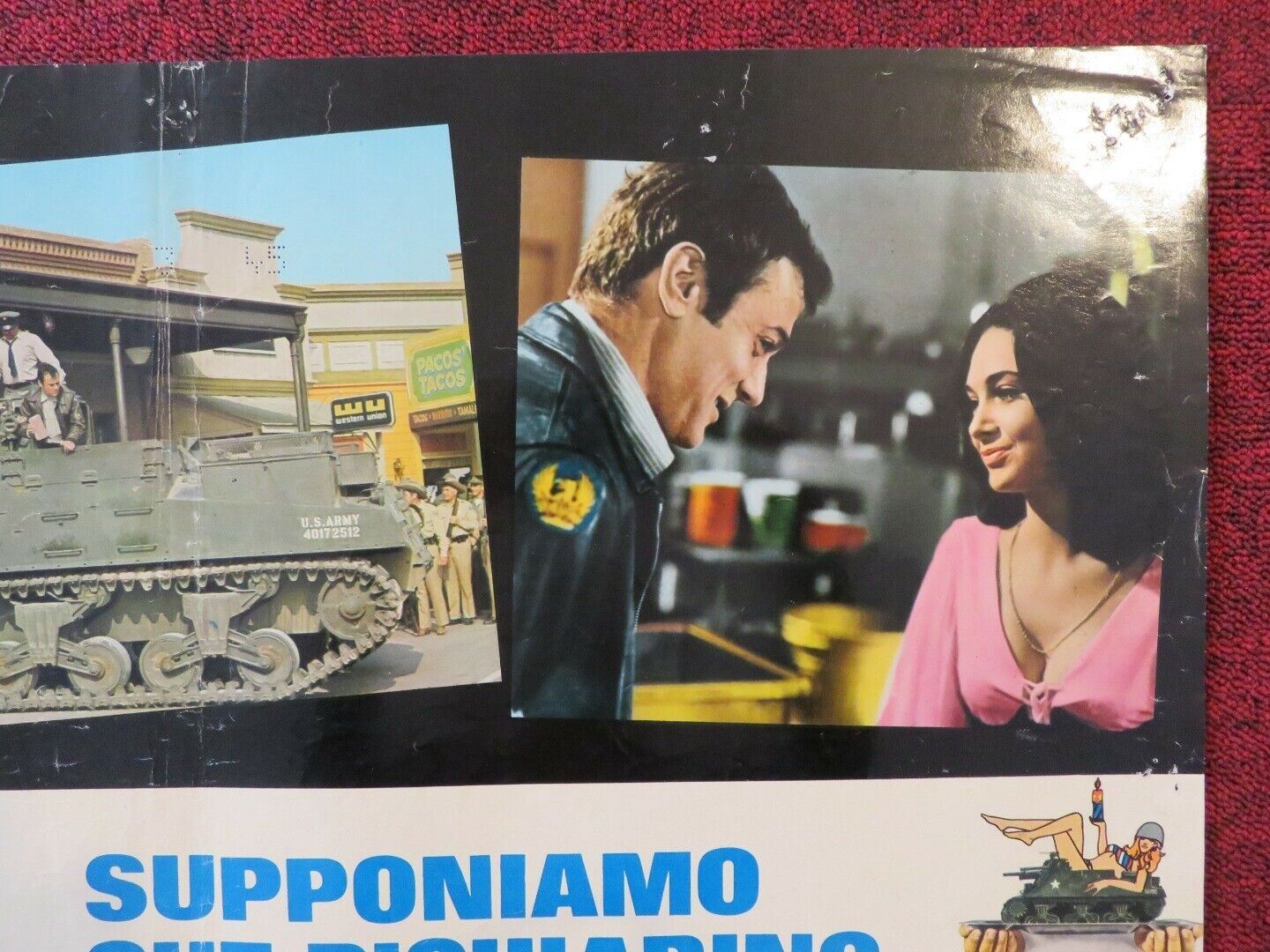 SUPPONIAMO CHE DICHIARINO LA GUERRA E NESSUNO CI VADA ITALIAN FOTOBUSTA POSTER Movie posters