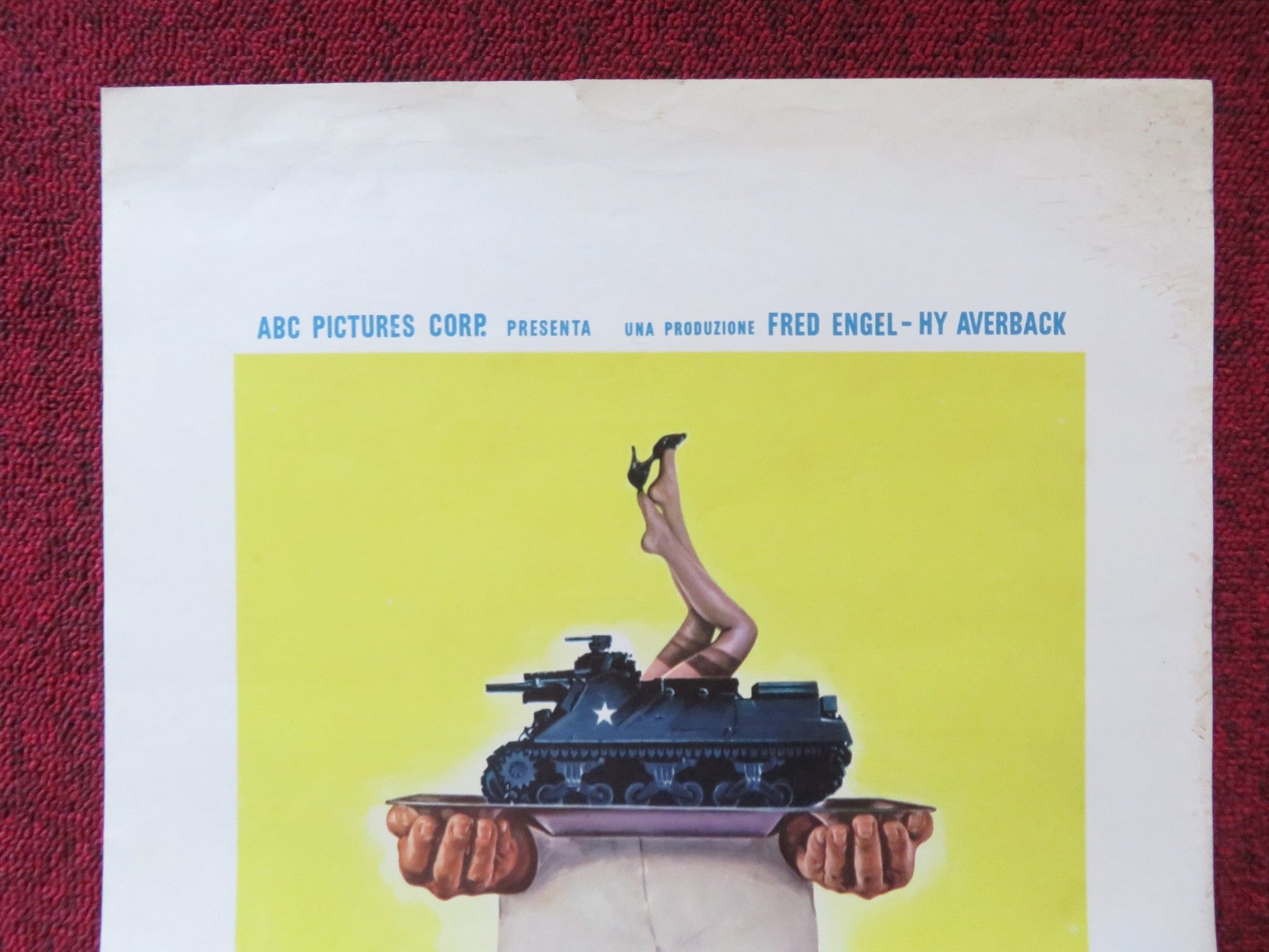 SUPPOSE THEY GAVE A WAR AND NOBODY CAME ITALIAN LOCANDINA POSTER T. CURTIS 1970 Rendezvous Cinema Movie posters