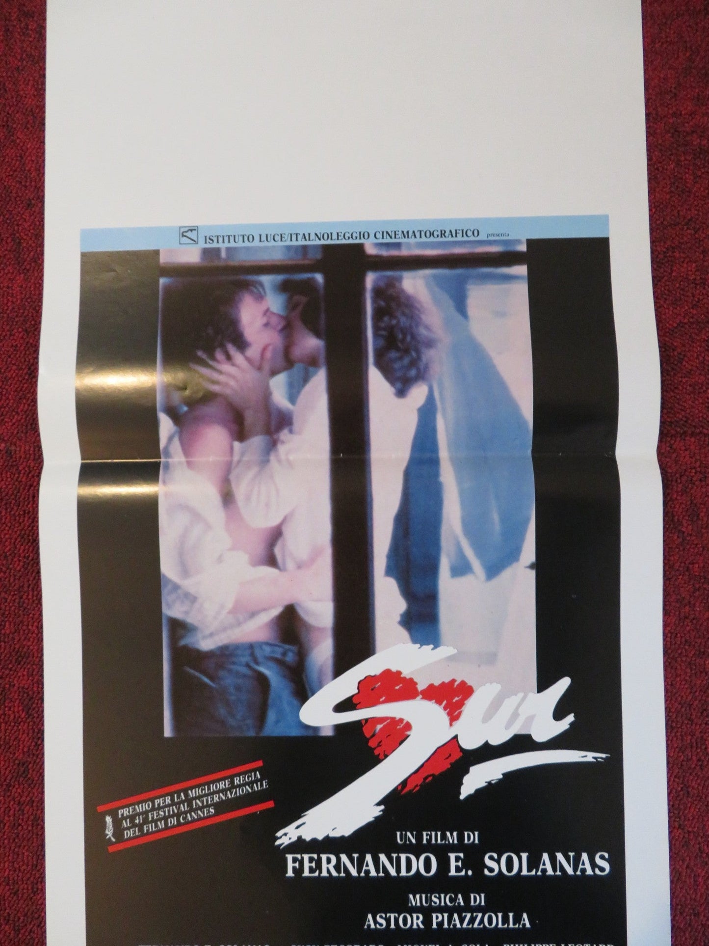 SUR / THE SOUTH ITALIAN LOCANDINA POSTER FERNANDO E. SOLANAS 1988 Rendezvous Cinema Movie posters