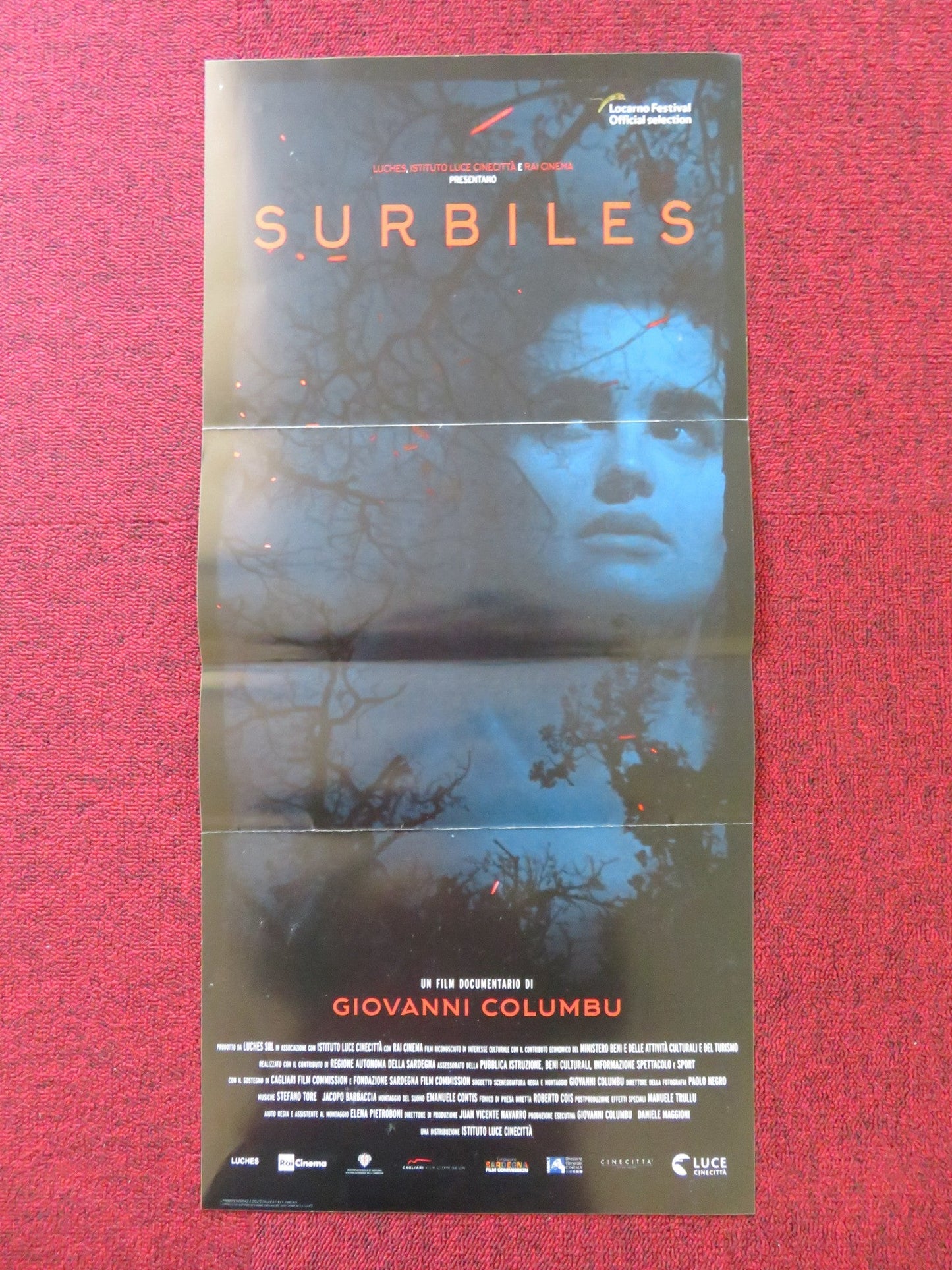 SURBILES ITALIAN LOCANDINA POSTER GIOVANNI COLUMBU 2017 Rendezvous Cinema Movie posters