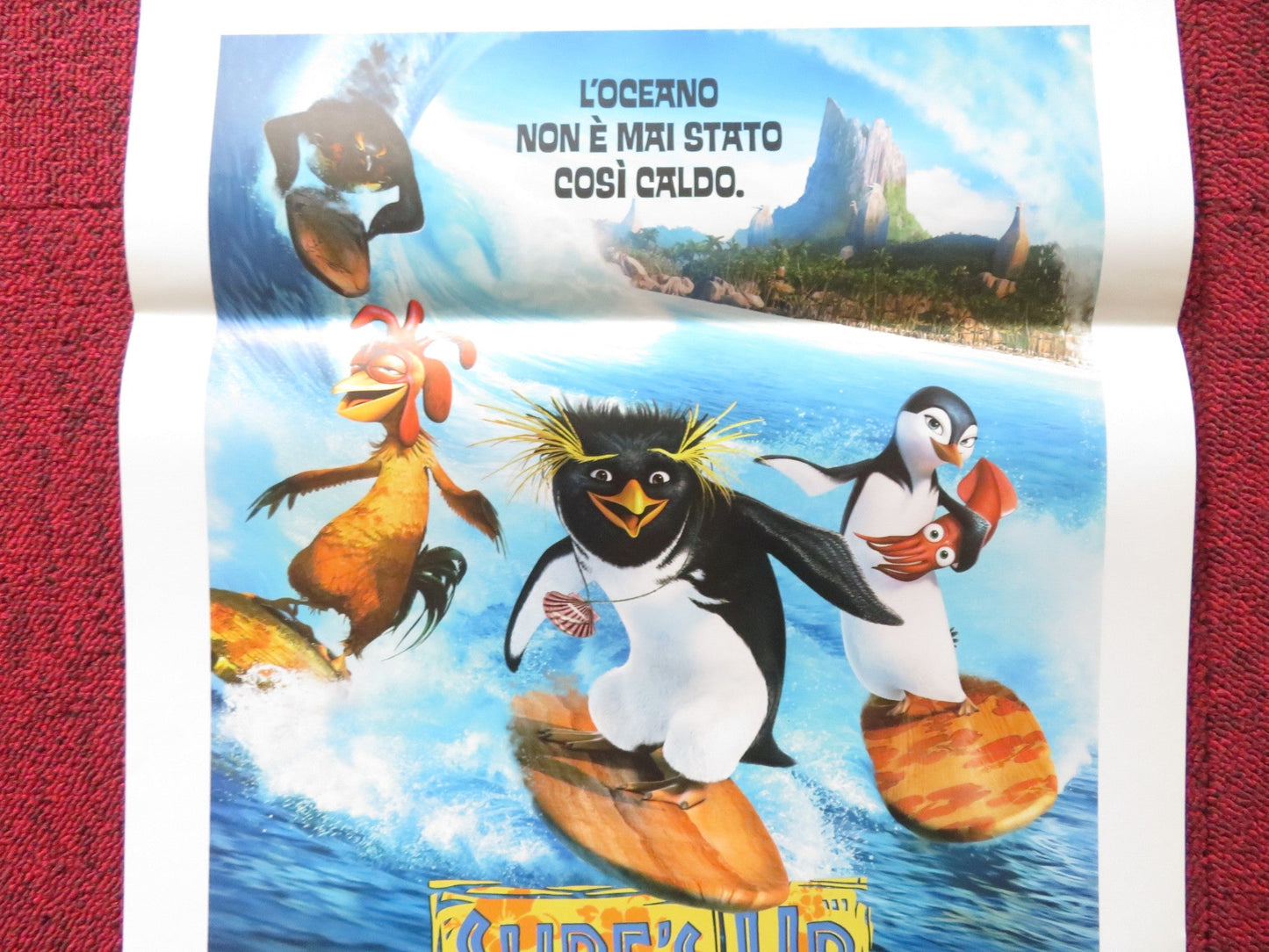 SURF'S UP ITALIAN LOCANDINA POSTER SHIA LABEOUF JEFF BRIDGES 2007 Rendezvous Cinema Movie posters