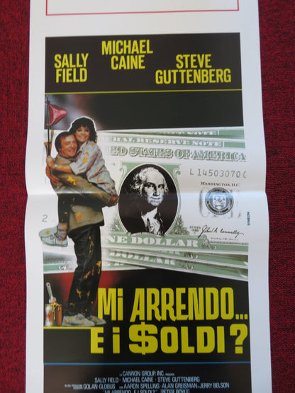 SURRENDER ITALIAN LOCANDINA POSTER MICHAEL CAINE SALLY FIELD 1990 Rendezvous Cinema Movie posters