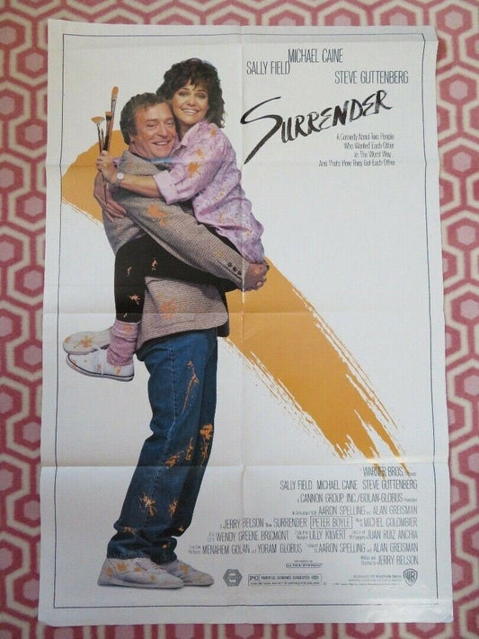 SURRENDER STYLE B US ONE SHEET POSTER MICHAEL CAINE SALLY FIELD 1987 Movie posters
