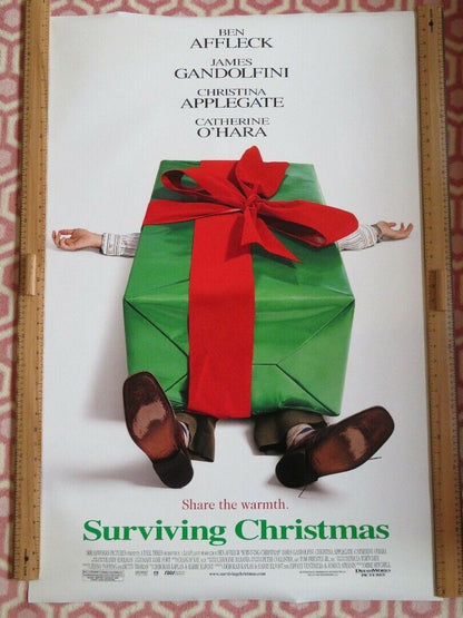 SURVIVING CHRISTMAS US ONE SHEET ROLLED POSTER BEN AFFLECT CHRISTINA APPLEGATE Movie posters