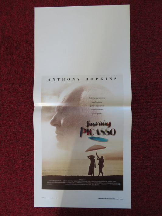 SURVIVING PICASSO ITALIAN LOCANDINA POSTER ANTHONY HOPKINS N. MCELHONE 1996 Rendezvous Cinema Movie posters
