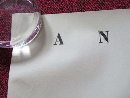 SURVIVING PICASSO UK QUAD ROLLED POSTER ANTHONY HOPKINS NASTASCHA MCELHONE 1996 Rendezvous Cinema Movie posters